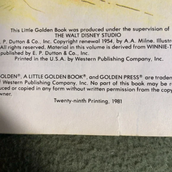 Vintage Little Golden Books from the 1980’s. Set of 4. Approximately 6 3/4” x 8” - Picture 3 of 15